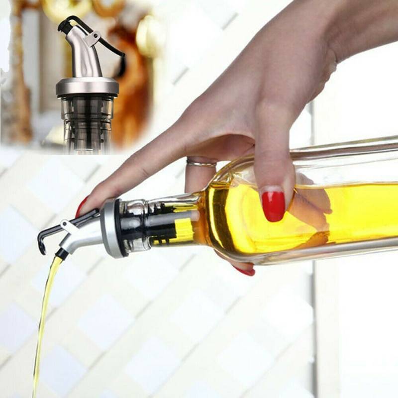 3pcs Stainless Steel Wine Bottle Stopper Liquor Bottle Pourer Stopper Dispenser With Cap Stopper Barware Bar Kitchen Accessories 3pcs Stainless Steel Wine Bottle Stopper Liquor Bottle Pourer Stopper Dispenser With Cap Stopper Barware Bar Kitchen Accessories
