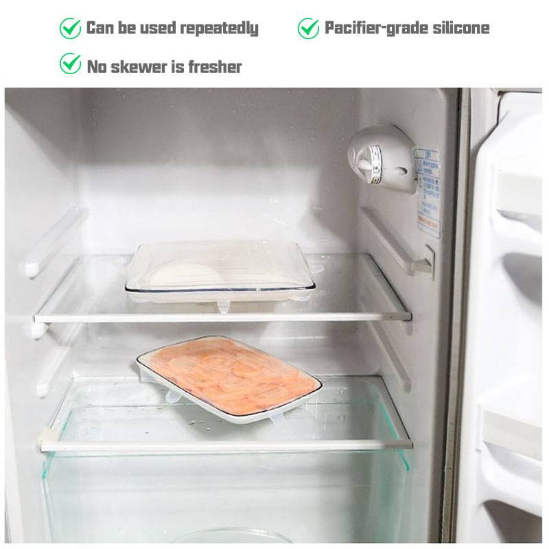 6PCS Kitchen Silicone Stretch Universal Lids Microwave & Dishwasher friendly 6PCS Kitchen Silicone Stretch Universal Lids Microwave & Dishwasher friendly