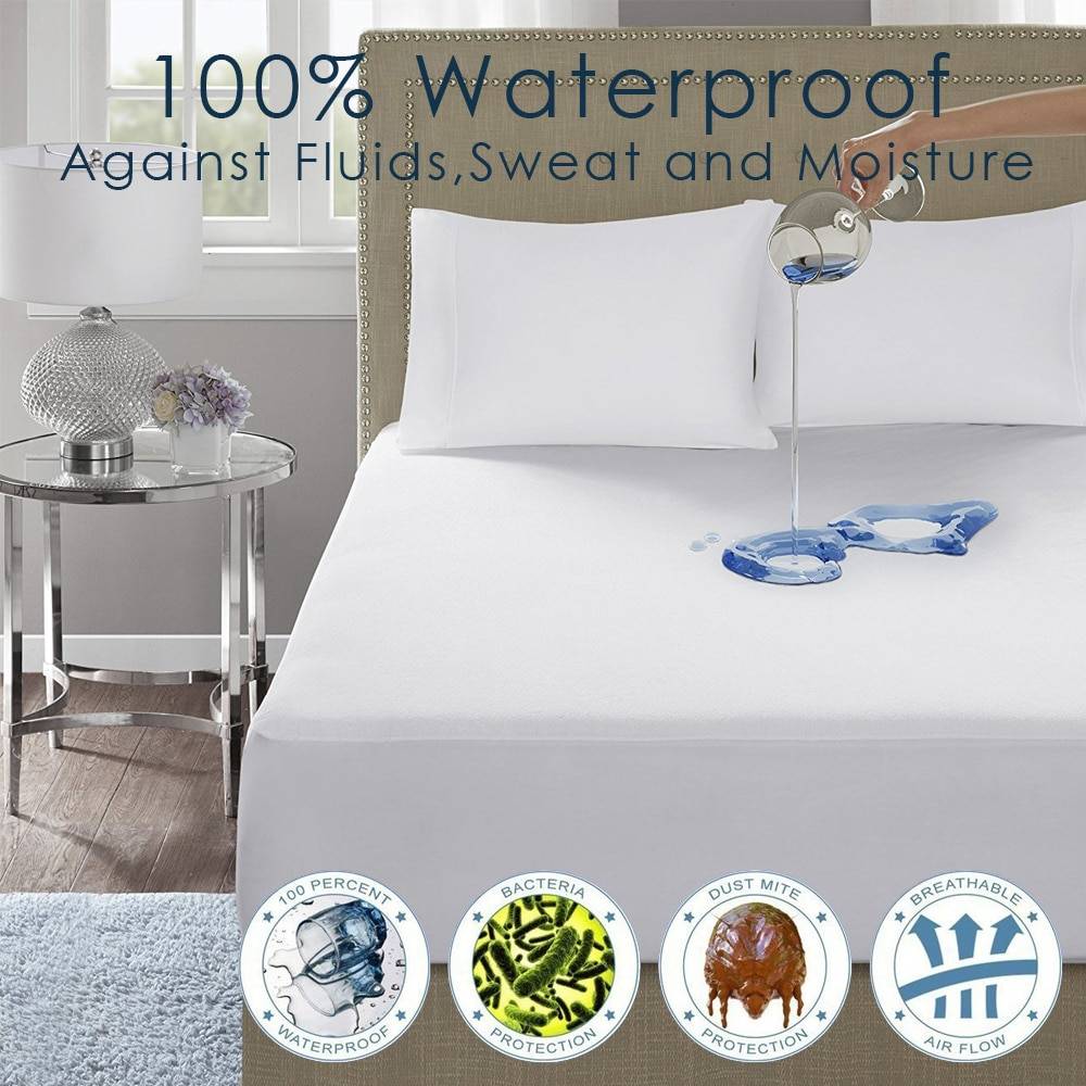 Waterproof, Stain Resistant & Bed Bug Proof Mattress Protector Waterproof, Stain Resistant & Bed Bug Proof Mattress Protector