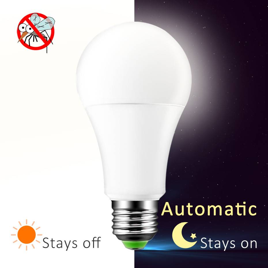 LED Smart Bulb With Sensor Automatic On/Off -Light Dusk to Dawn LED Smart Bulb With Sensor Automatic On/Off -Light Dusk to Dawn