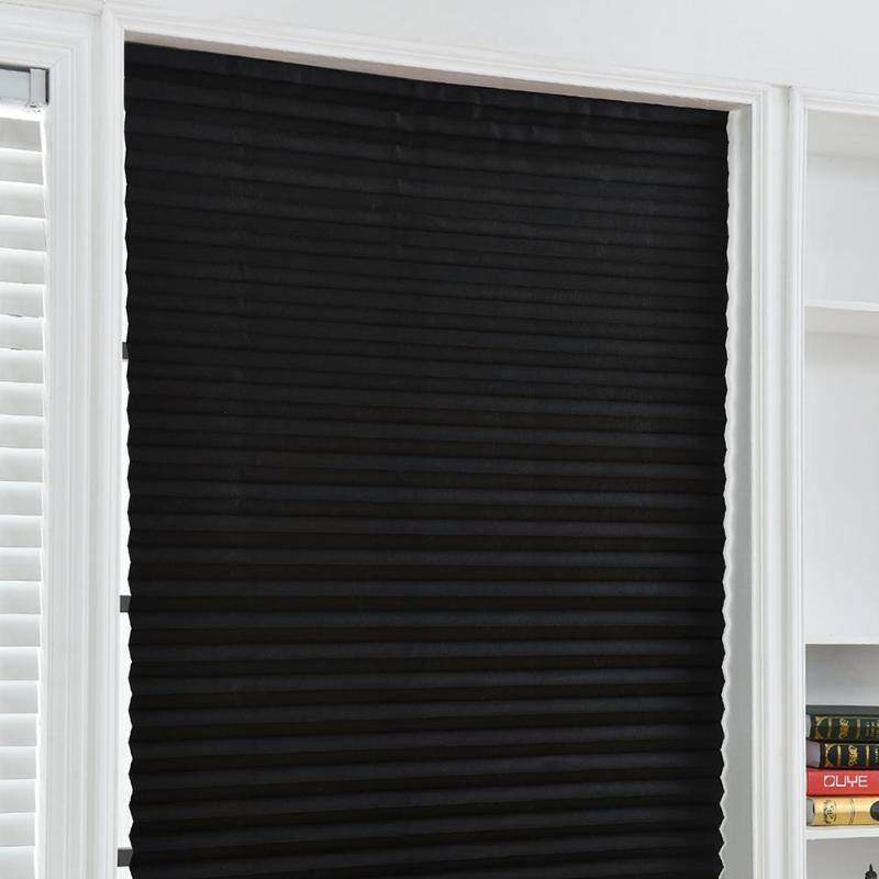 Self-Adhesive Pleated Blinds Half Blackout Windows Self-Adhesive Pleated Blinds Half Blackout Windows