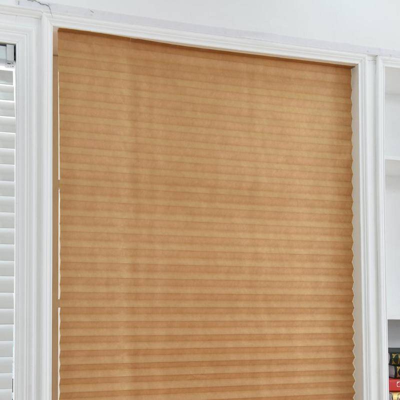 Self-Adhesive Pleated Blinds Half Blackout Windows Self-Adhesive Pleated Blinds Half Blackout Windows