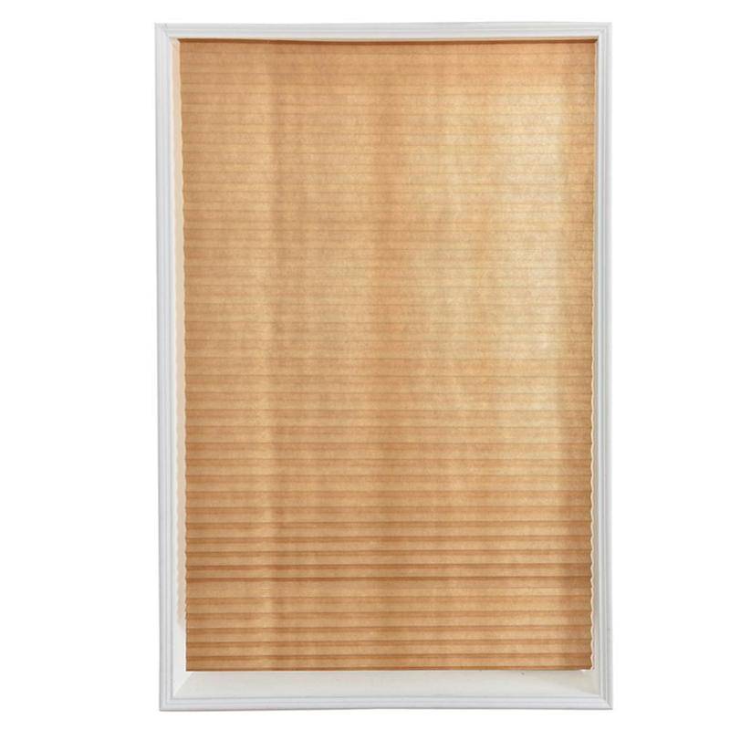 Self-Adhesive Pleated Blinds Half Blackout Windows Self-Adhesive Pleated Blinds Half Blackout Windows