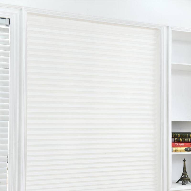 Self-Adhesive Pleated Blinds Half Blackout Windows Self-Adhesive Pleated Blinds Half Blackout Windows
