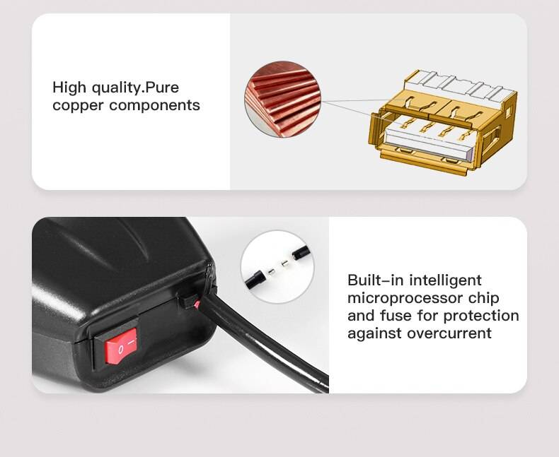 Dual Usb Waterproof Charger For Motorcycle With Temperature Display Plug Kit 4.2 A Volt Cable Switch On/Off Dual Usb Waterproof Charger For Motorcycle With Temperature Display Plug Kit 4.2 A Volt Cable Switch On/Off