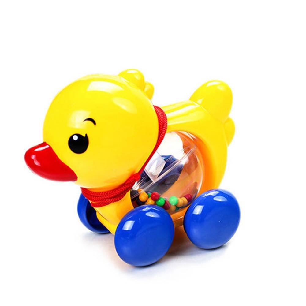 Baby Rattles Pull rope Duck Animal Hand Shaking Bell Baby Rattles Pull rope Duck Animal Hand Shaking Bell