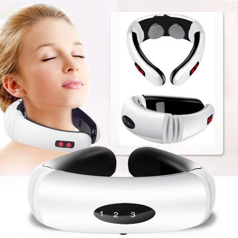 Electric Pulse Back and Neck Massager With Infrared Heating Pain Relief & Relaxation Tool Electric Pulse Back and Neck Massager With Infrared Heating Pain Relief & Relaxation Tool